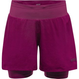 GOREWEAR - R5 2in1 Shorts Damen process purple