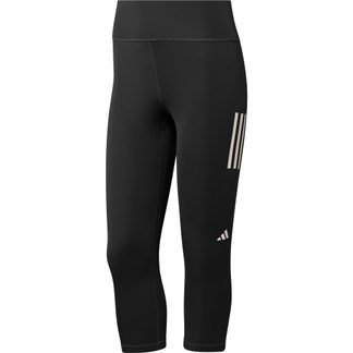 adidas - Own the Run 3/4-Leggings Damen schwarz