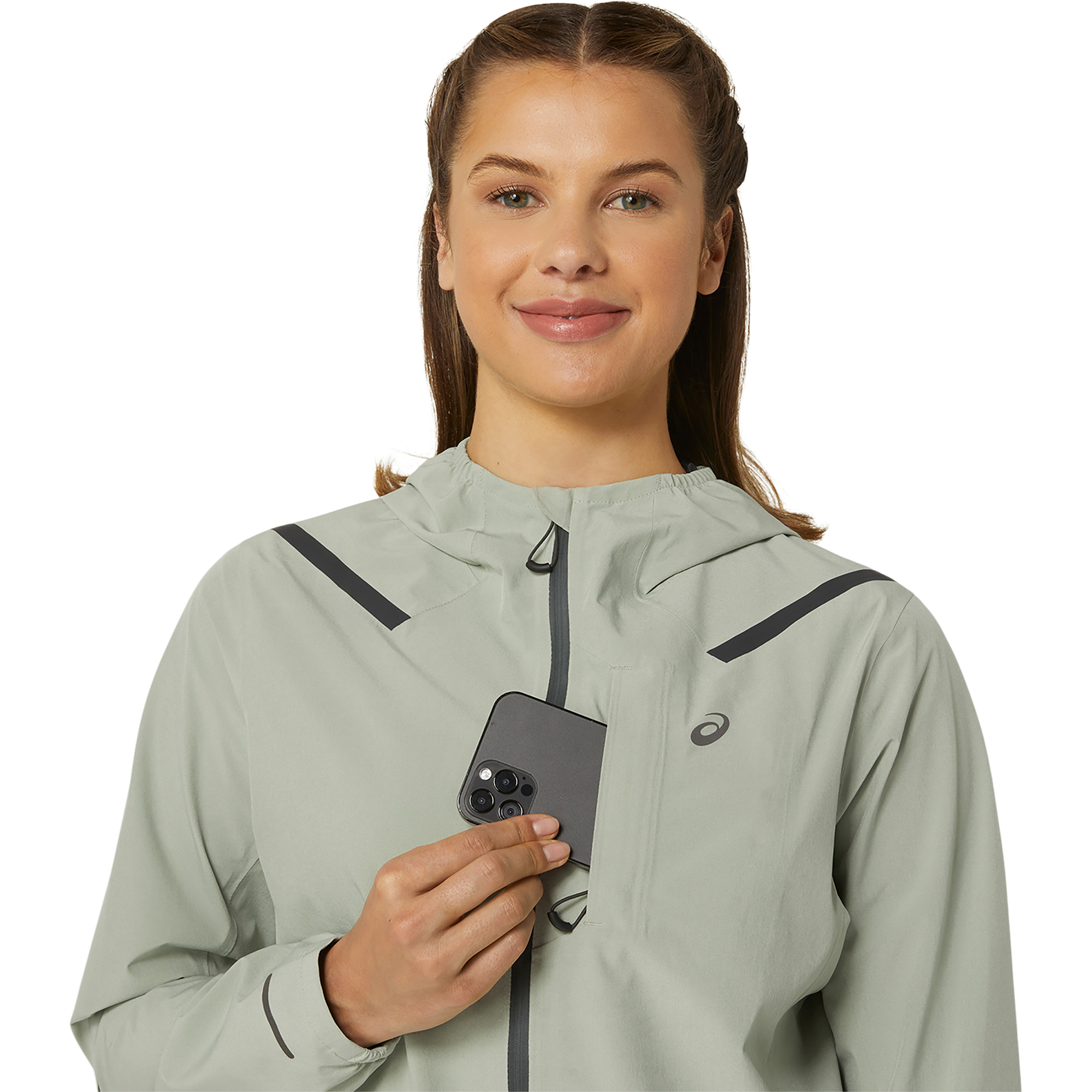 Asics accelerate best sale women's running jacket