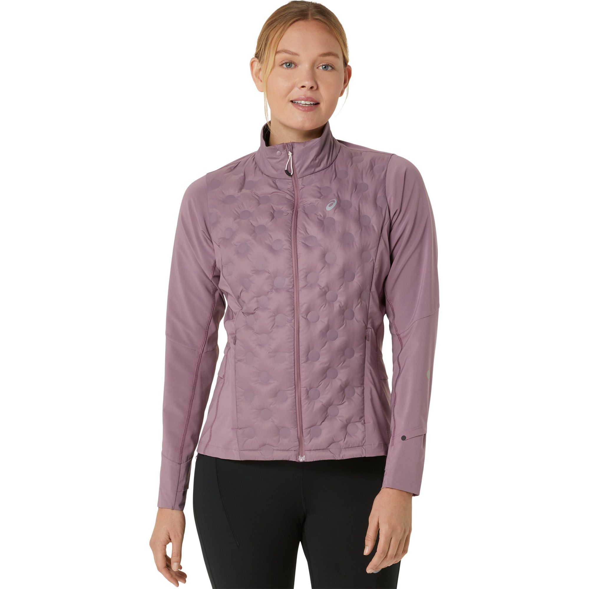 ASICS Road Winter Running Jacket Women dusty mauve at Sport Bittl Shop