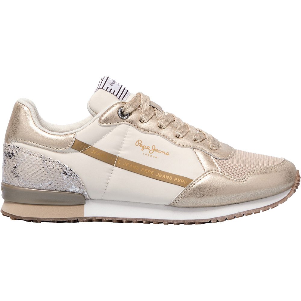 triple Humility Albany Pepe Jeans - Archie Top Sneaker Women gold at Sport Bittl Shop