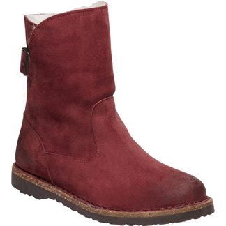 Birkenstock - Uppsala Shearling Suede Leather Winter Shoes Women zinfandel