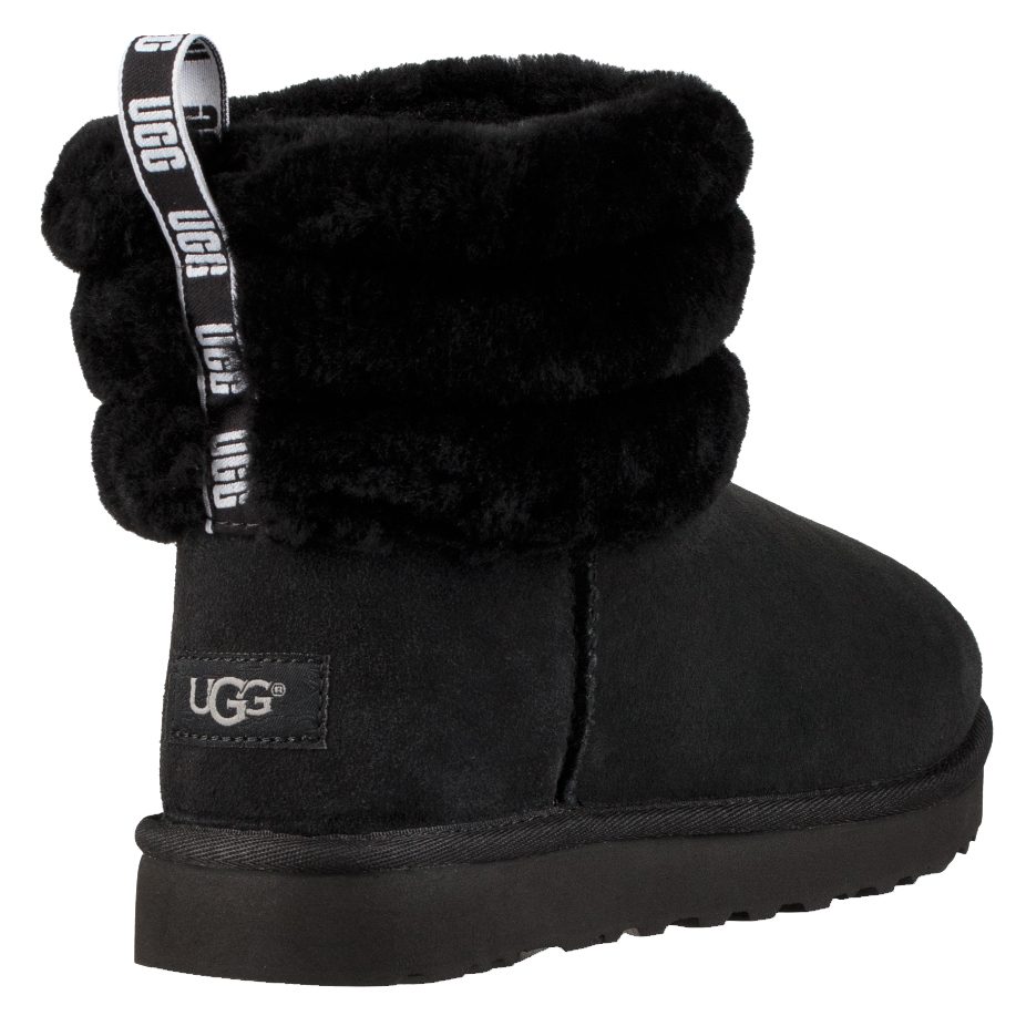 women's fluff mini quilted boots