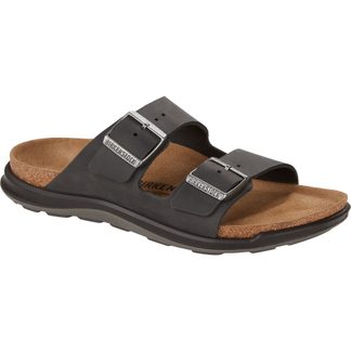 Birkenstock - Arizona Crosstown Oiled Leather Sandalen Herren schwarz