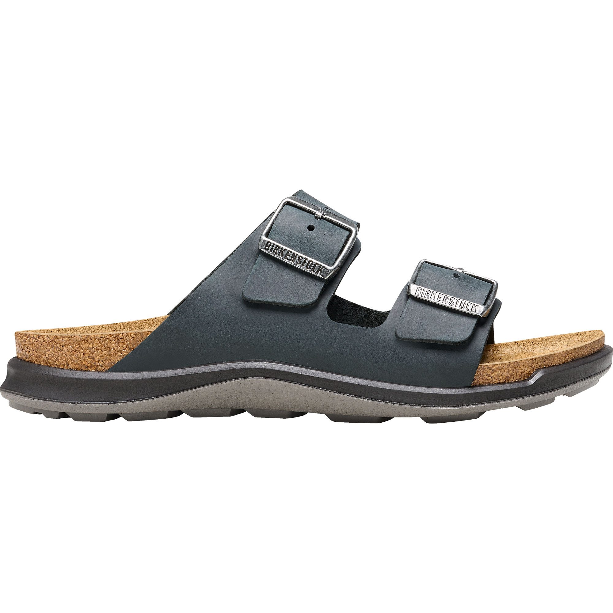 Birkenstock Arizona Crosstown Oiled Leather Sandalen Herren schwarz