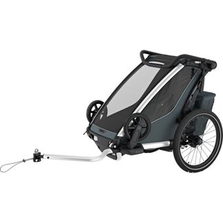 Thule - Chariot Cross 2 Single Fahrradanhänger 1 Sitzer dark slate