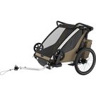 Chariot Cross 2 Double Bike Trailer 2 Seats khaki