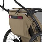 Chariot Cross 2 Double Bike Trailer 2 Seats khaki