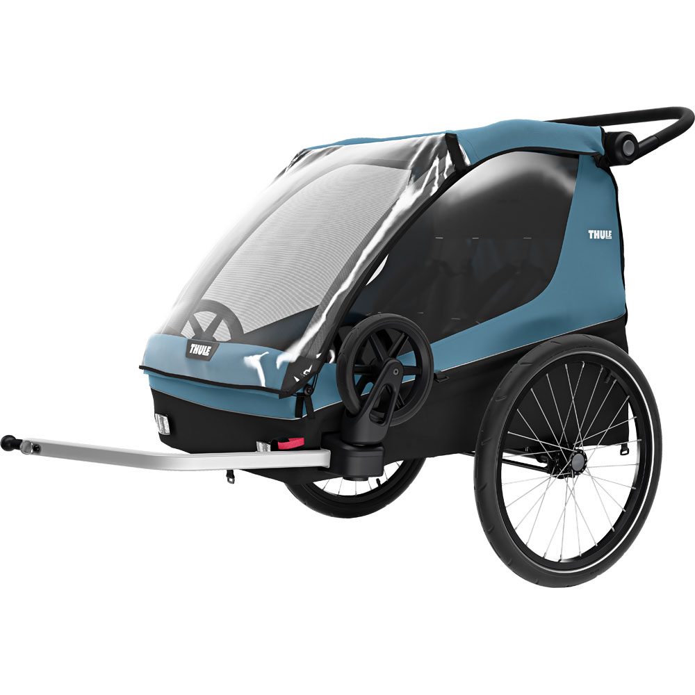 Thule Courier 3 in 1 Bike Trailer aegean blue 2023 at Sport Bittl Shop