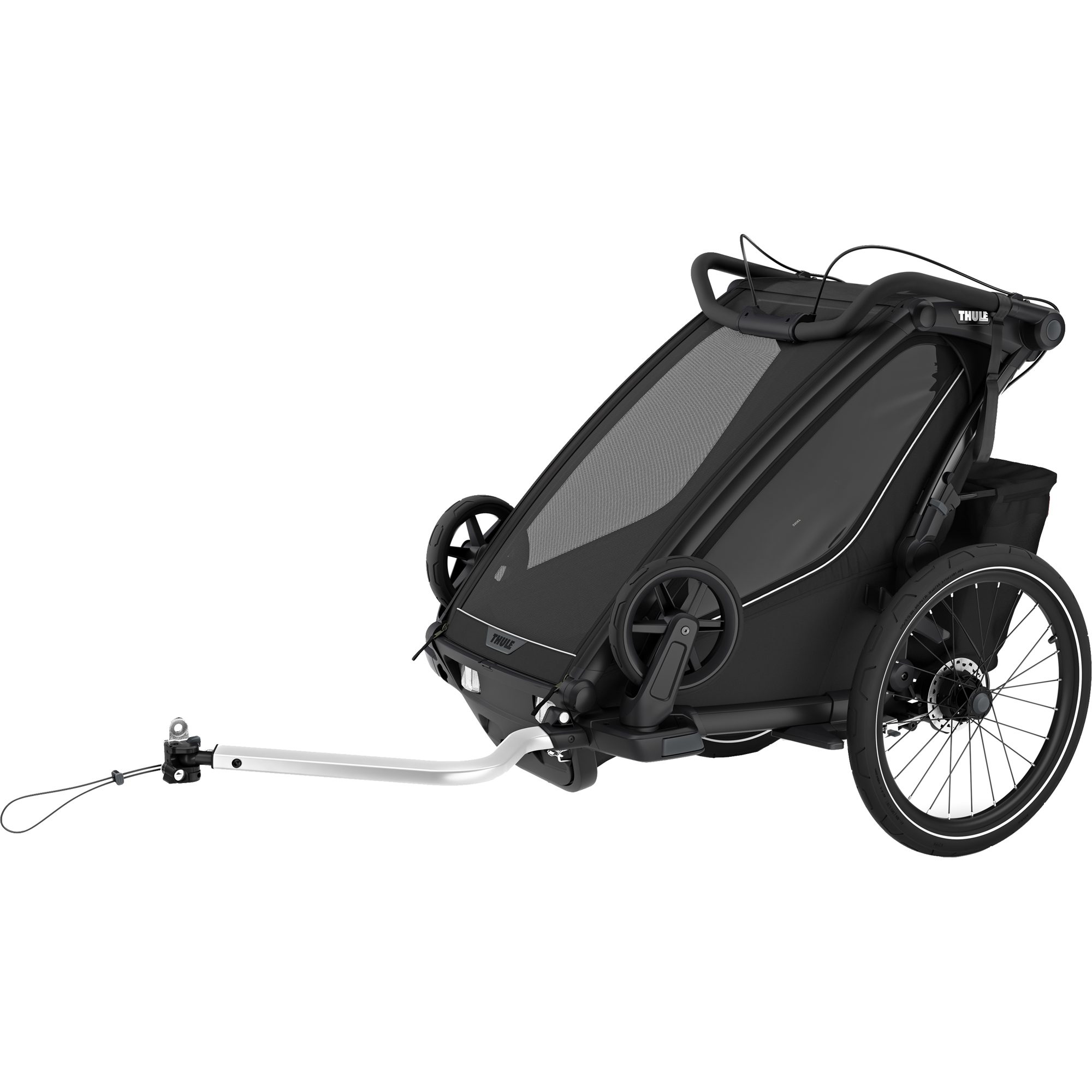 Thule Chariot Sport 2 Single Bike Trailer 1Seat black at Sport Bittl Shop