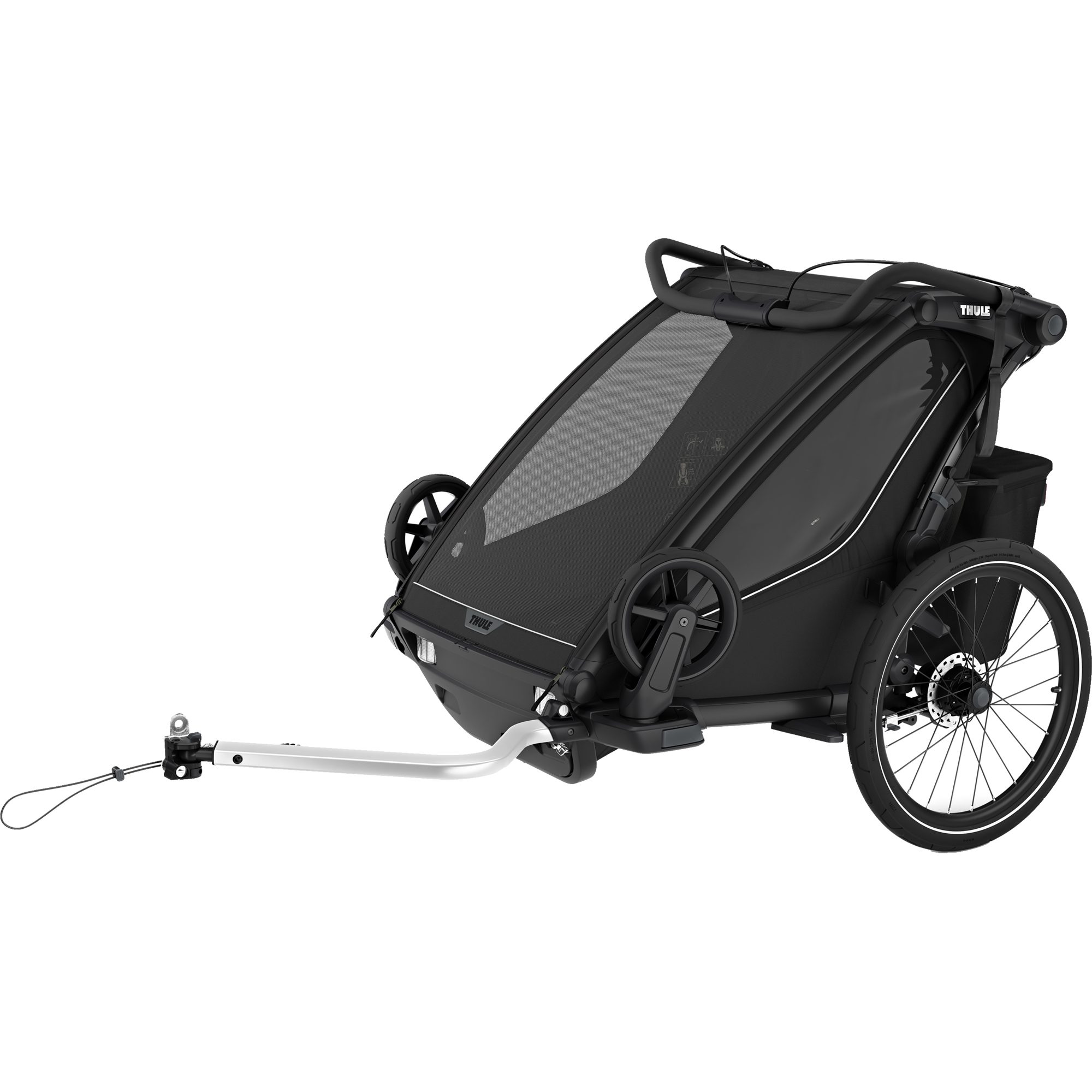 Thule Chariot Sport 2 Double Bike Trailer 2 Seats black at Sport Bittl Shop