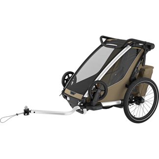 Thule - Chariot Cross 2 Single Fahrradanhänger 1 Sitzer khaki