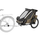 Chariot Cross 2 Single Bike Trailer 1Seat khaki