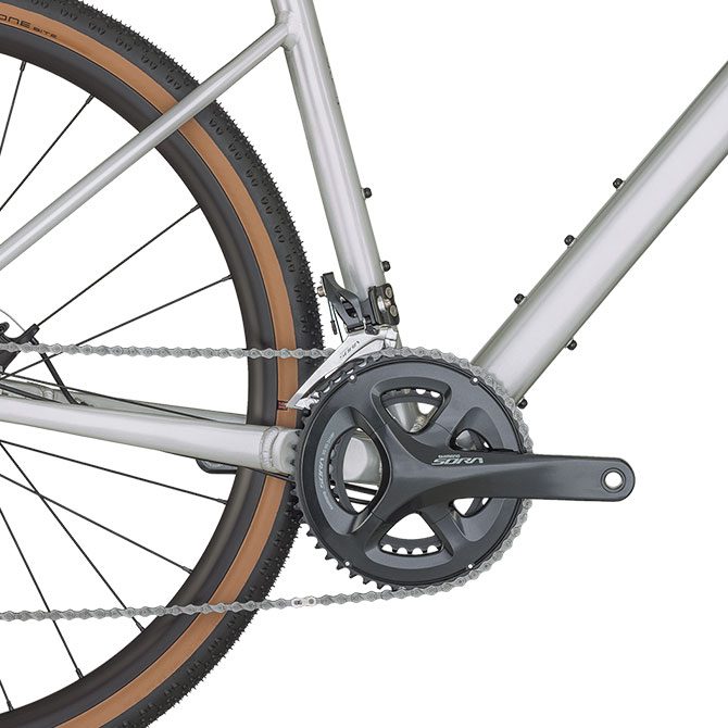 Grandurance 4 Gravel Bike raw titanum silver
