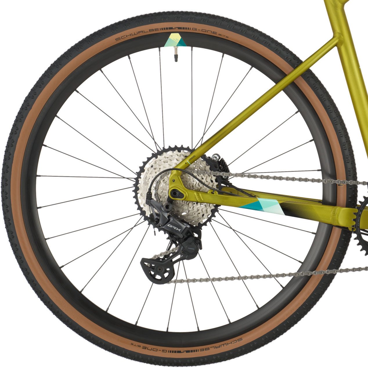 Grandurance 8 Gravel Bike greenish gold