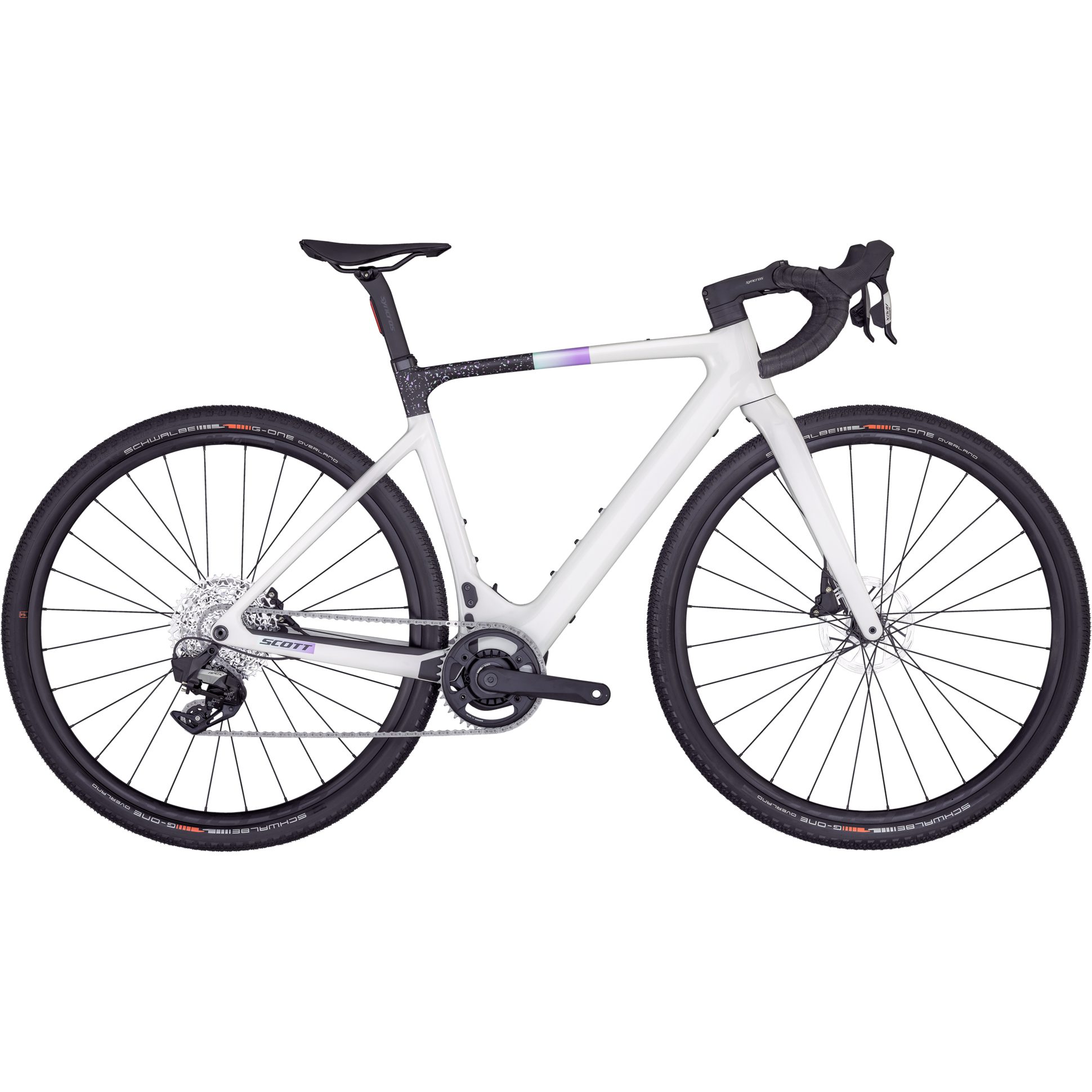 Scott Contessa Solace Gravel eRIDE 15 Carbon E Gravel Bike Women beluga grey at Sport Bittl Shop