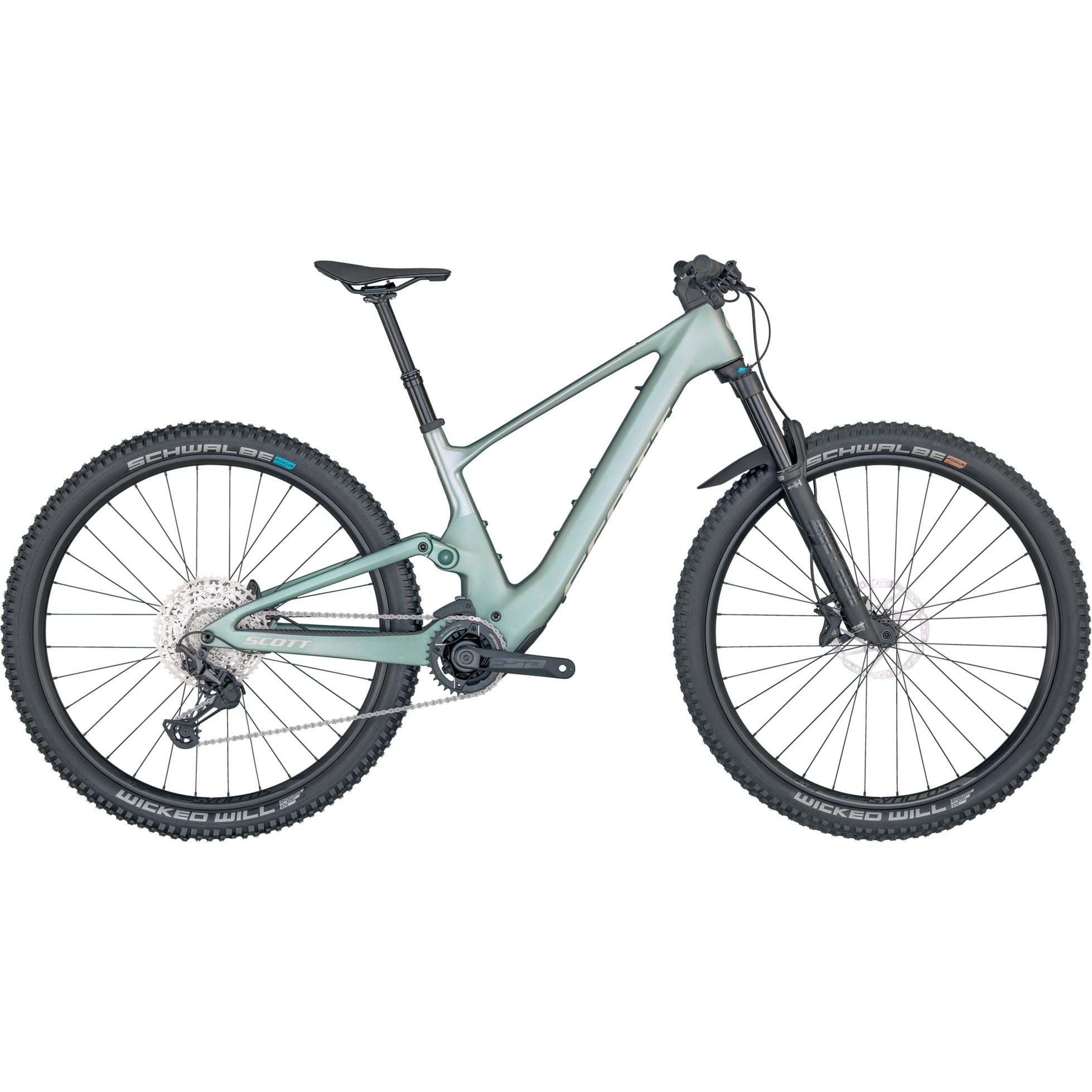 Contessa Lumen eRIDE 900 Carbon E-MTB Fully Damen frozen green