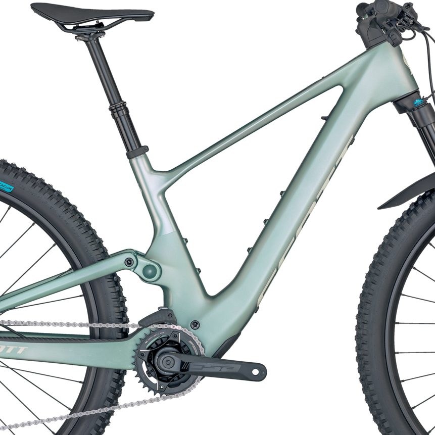 Contessa Lumen eRIDE 900 Carbon E-MTB Fully Damen frozen green