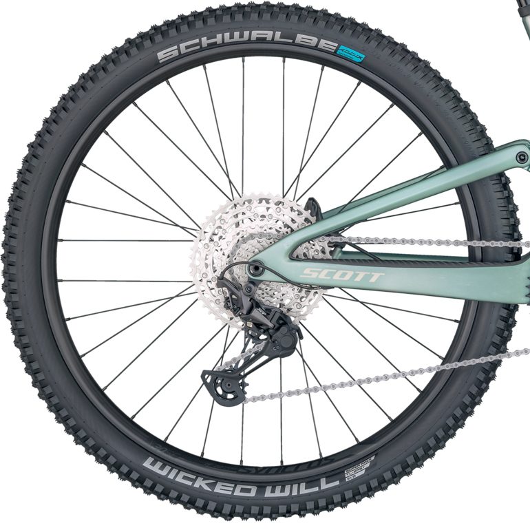 Contessa Lumen eRIDE 900 Carbon E-MTB Fully Damen frozen green