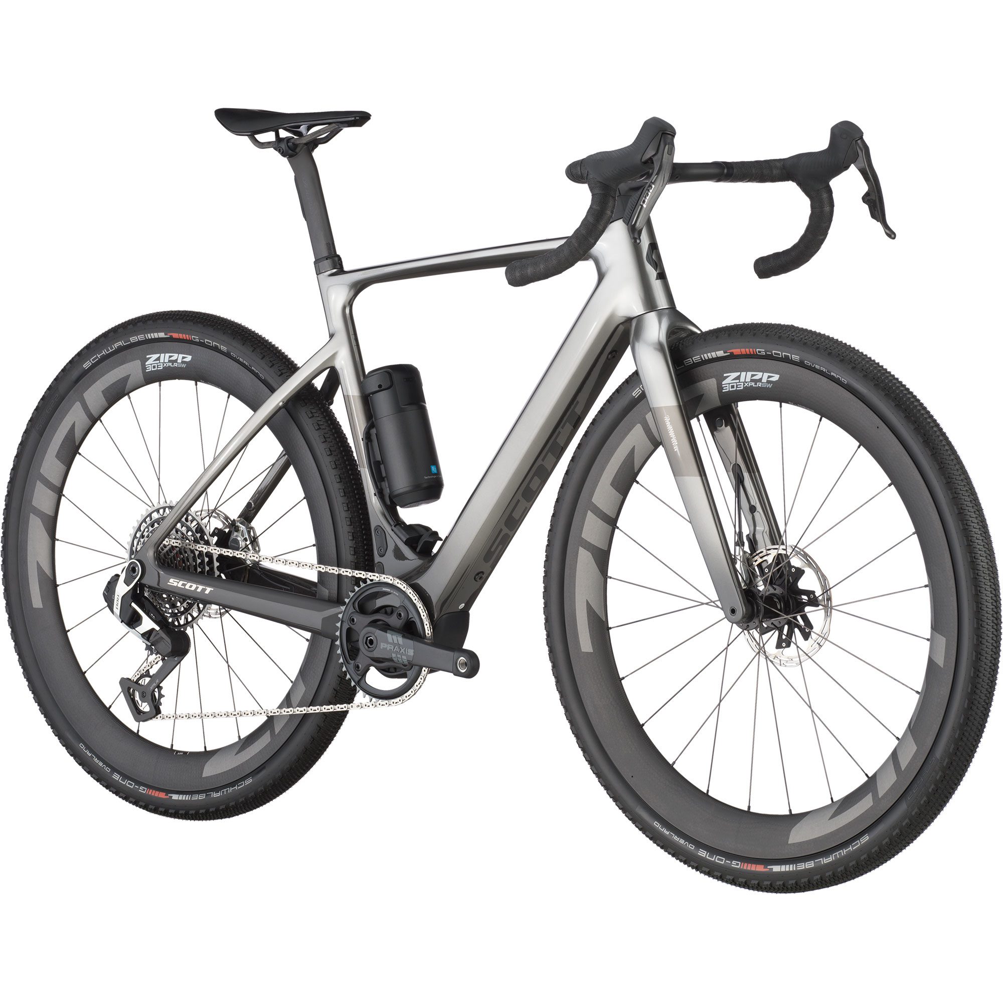 Solace Gravel Ultimate Carbon E-Gravel Bike chrome silver