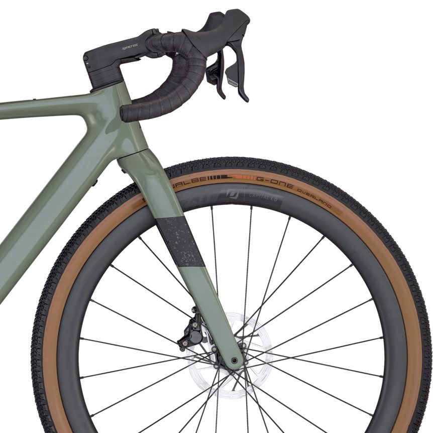 Solace Gravel eRIDE 20 Carbon E-Gravel Bike undergrowth green