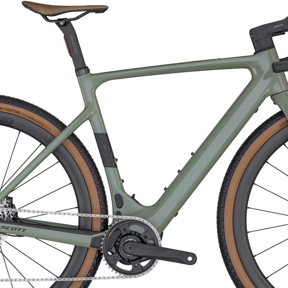 Solace Gravel eRIDE 20 Carbon E-Gravel Bike undergrowth green