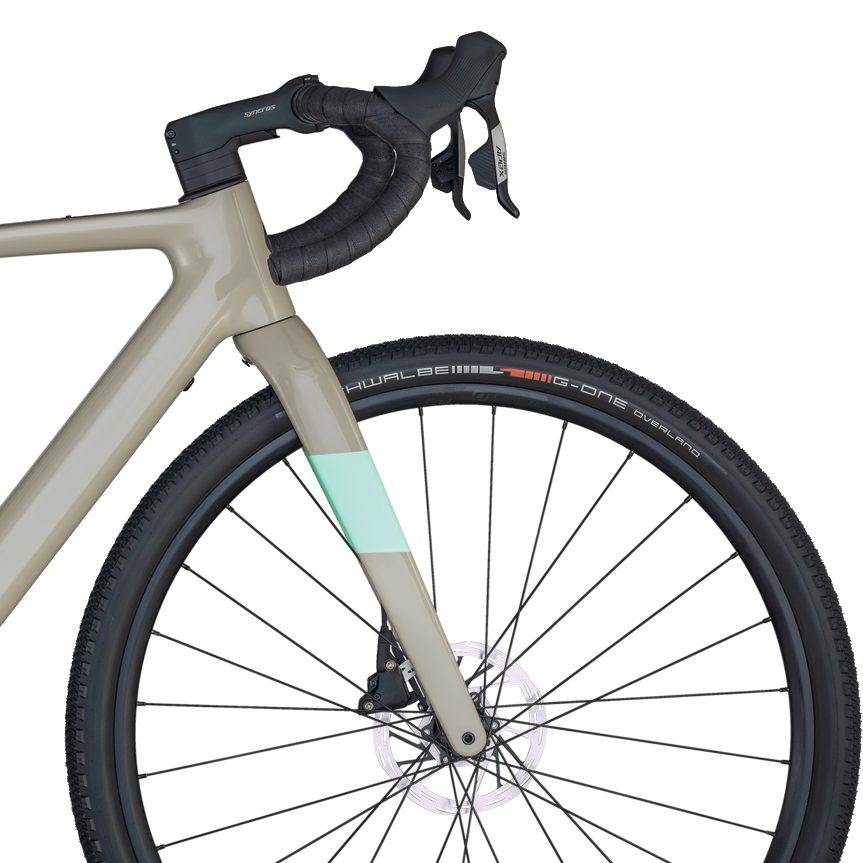 Solace Gravel eRIDE 30 Carbon E-Gravel Bike cloud beige
