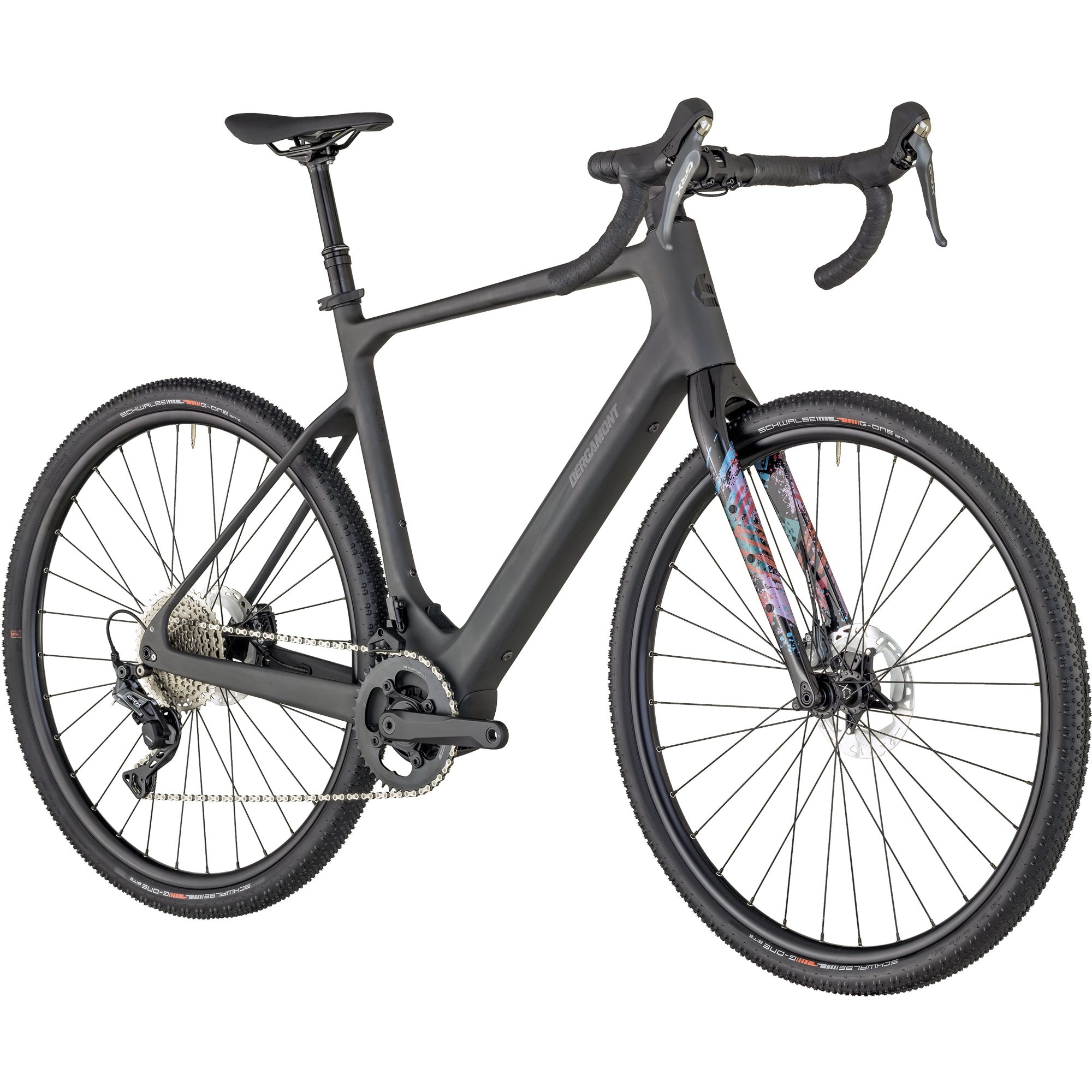 E-Grandurance Elite Carbon E-Gravel Bike raw carbon