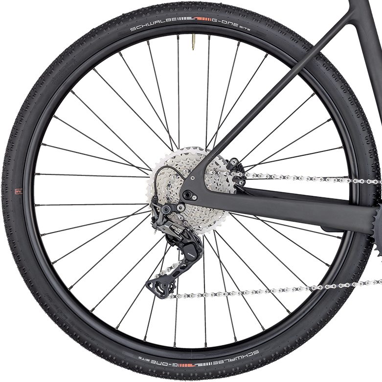 E-Grandurance Elite Carbon E-Gravel Bike raw carbon