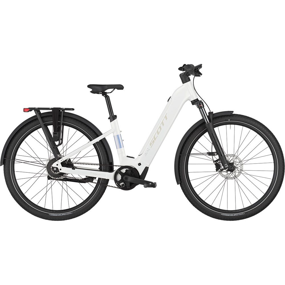 Sub 10 Belt Wave Urban E-Bike bianco white
