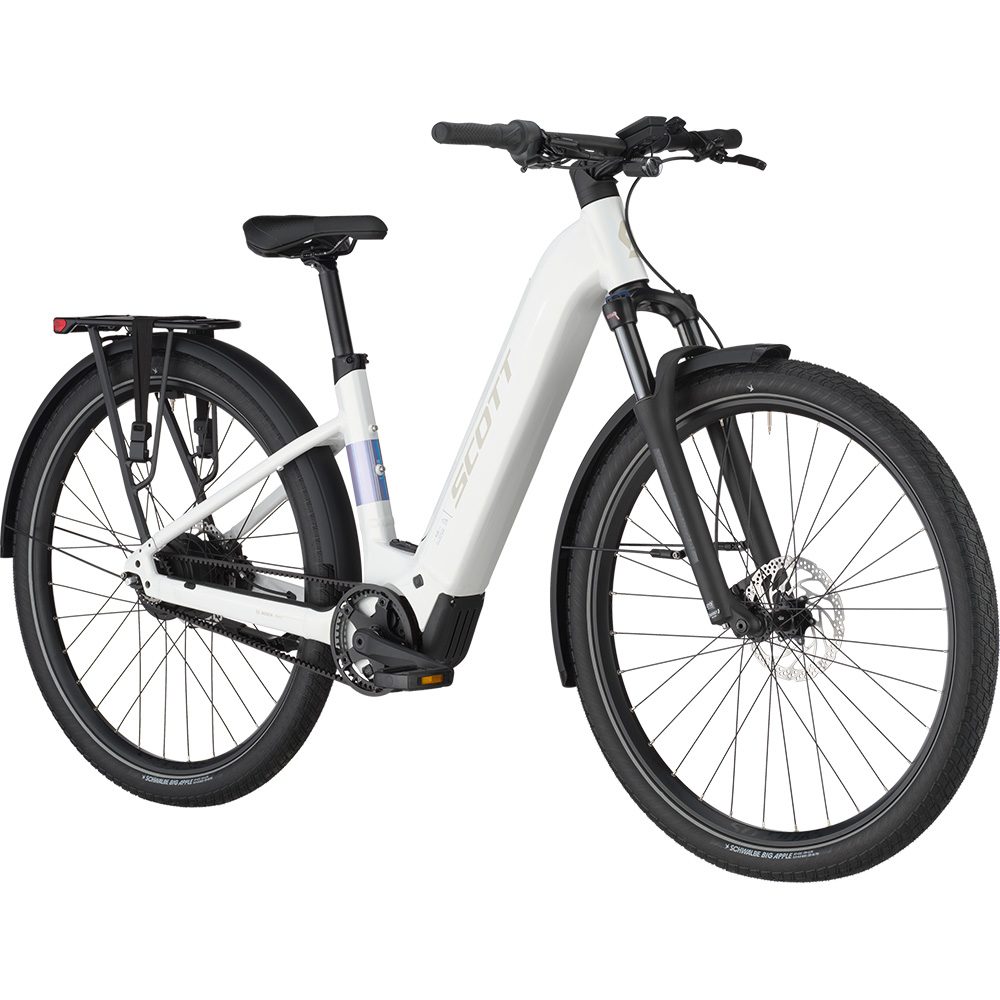 Sub 10 Belt Wave Urban E-Bike bianco white