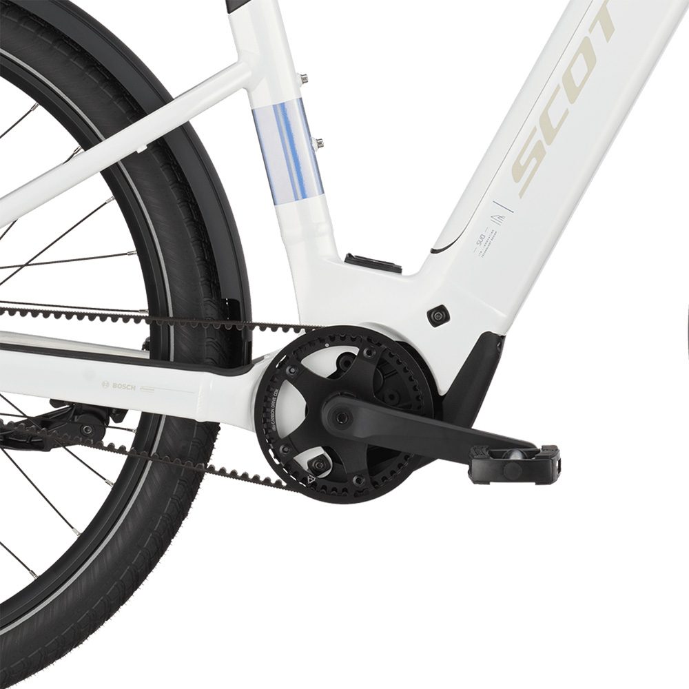 Sub 10 Belt Wave Urban E-Bike bianco white