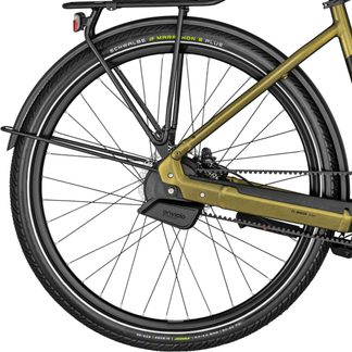 E-Horizon Premium Pro Belt Amsterdam E-Trekking Bike dark gold