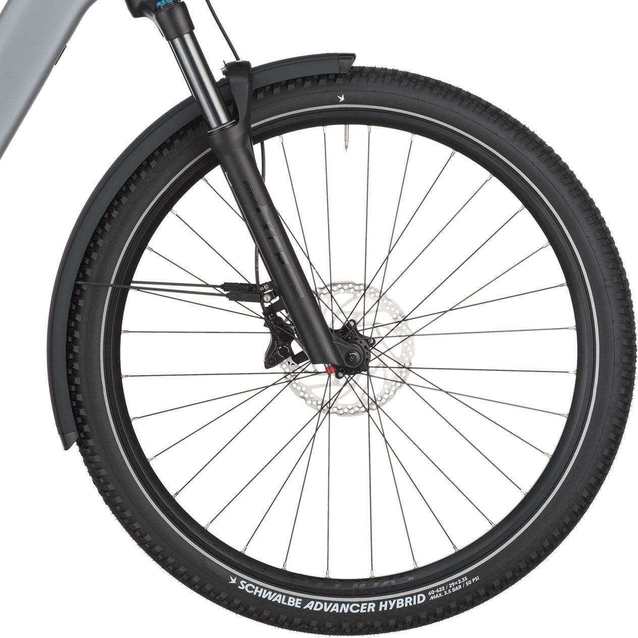 Axis 10 E-Trekking Bike bird grey