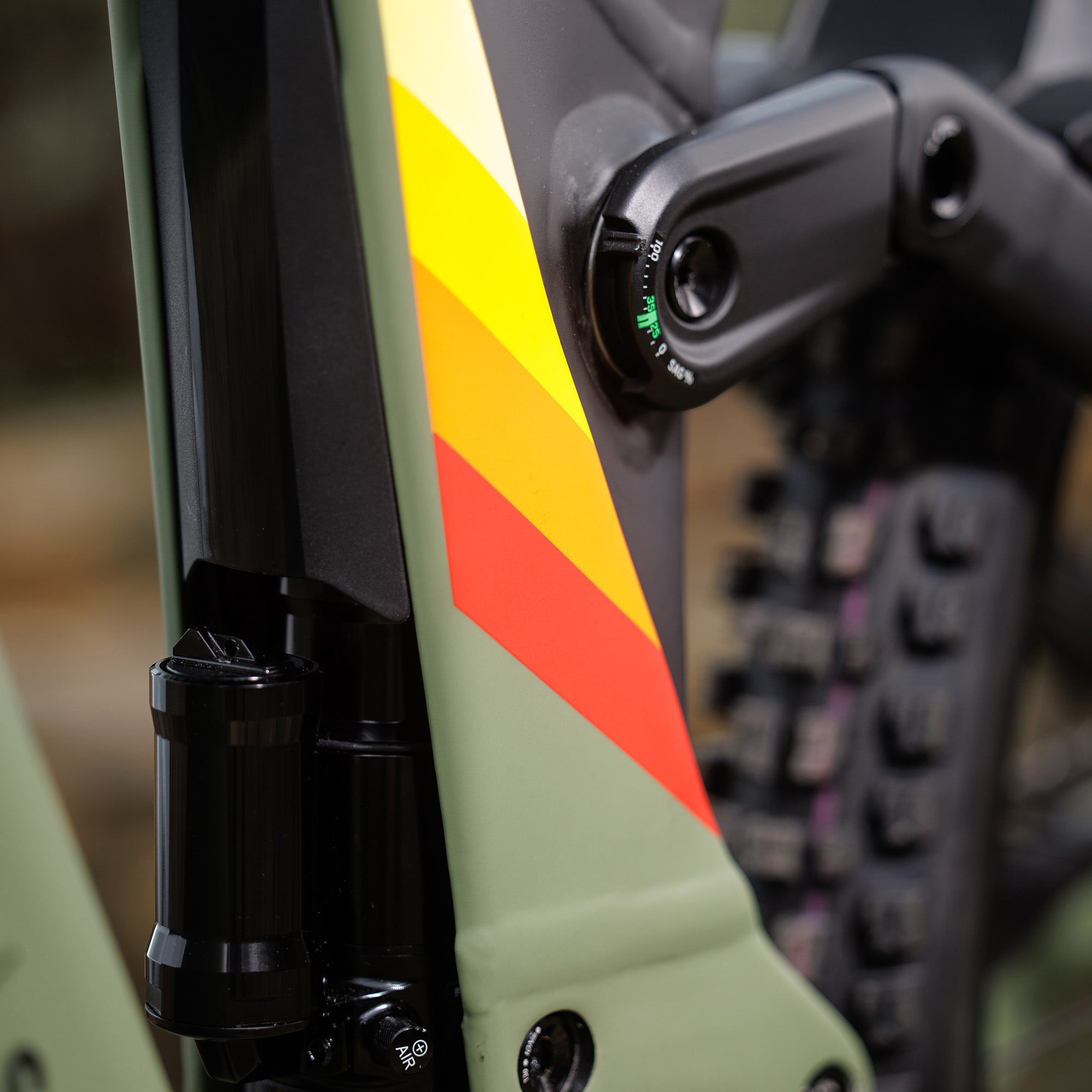 Patron ST 910 E-MTB Fully loden green