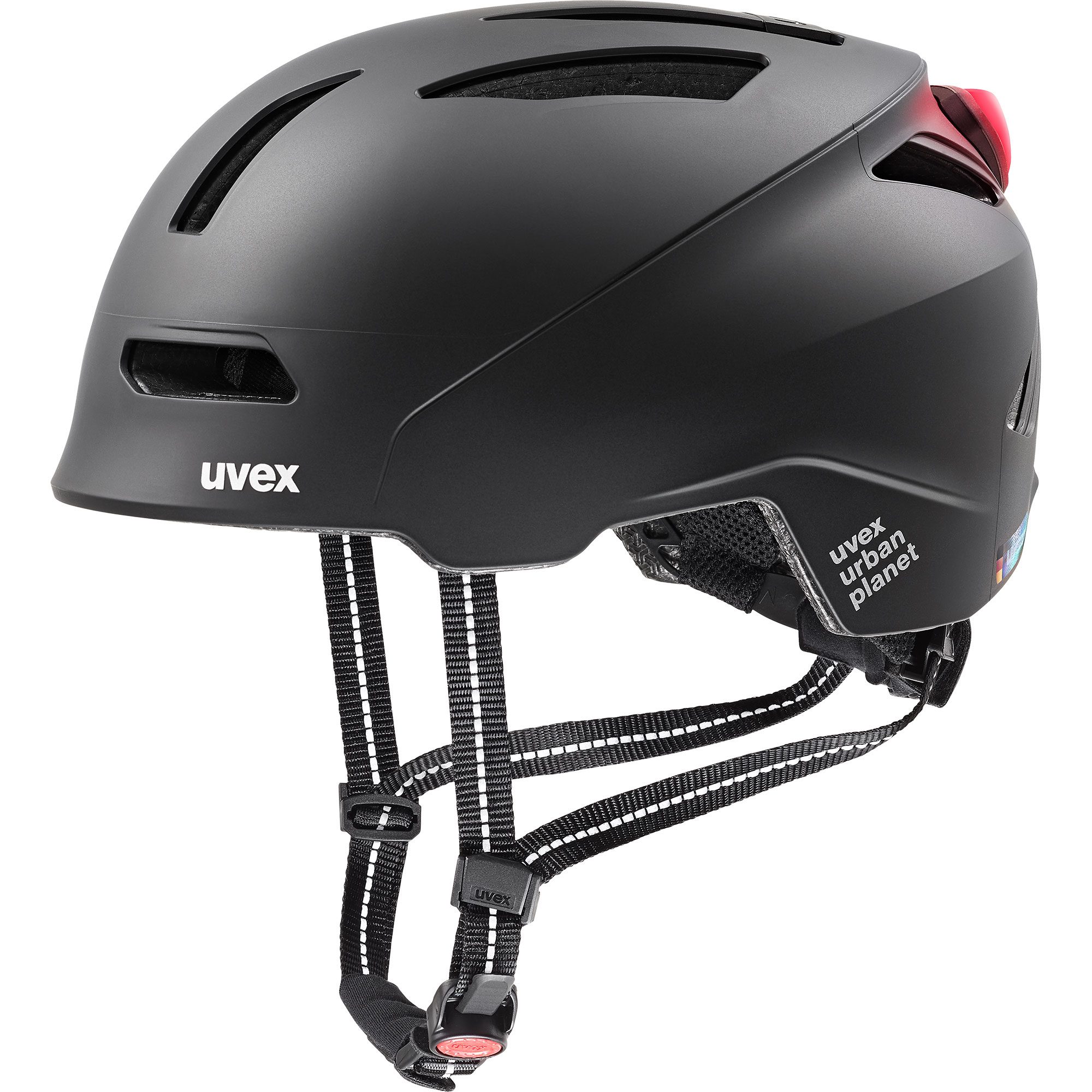 Urban Planet LED Fahrradhelm black matt