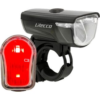 Litecco - Shine 30Lux & Cando Fahrradbeleuchtung-Set