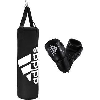 adidas - Junior Boxing Set schwarz weiß