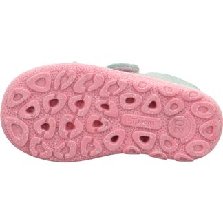 Happy Octi Slippers Kids light green