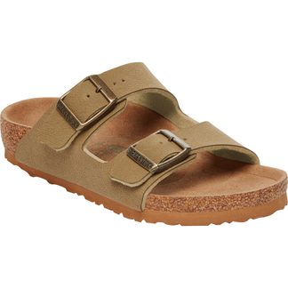 Birkenstock - Arizona Vegan Birko-Flor® Nubuck Sandalen Kinder pine green