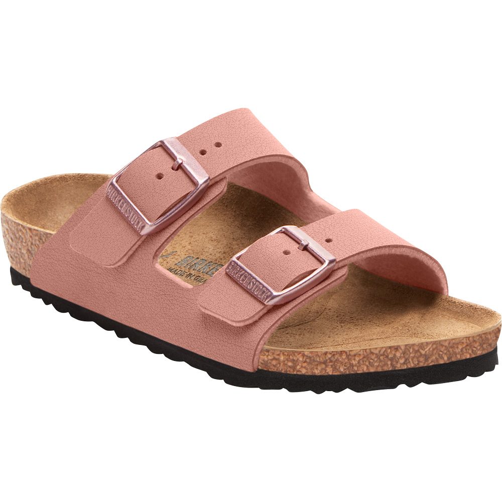 Birkenstock Arizona Birko Flor Nubuck Sandals Kids pink clay at