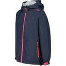 Regenjacke mit Kapuze Kinder black blue