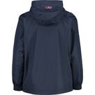 Regenjacke mit Kapuze Kinder black blue