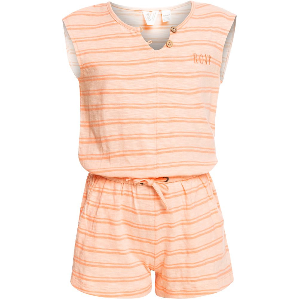Big Memories Stripes Playsuit Mädchen tropical peach down stripes