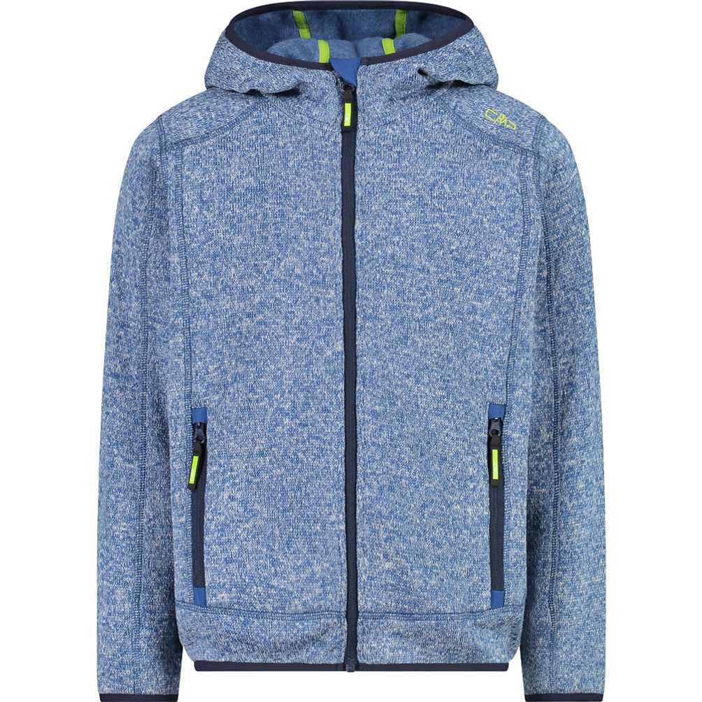 CMP - Fix Hood Fleece Jacket Kids dusty blue at Sport Bittl Shop | Übergangsjacken
