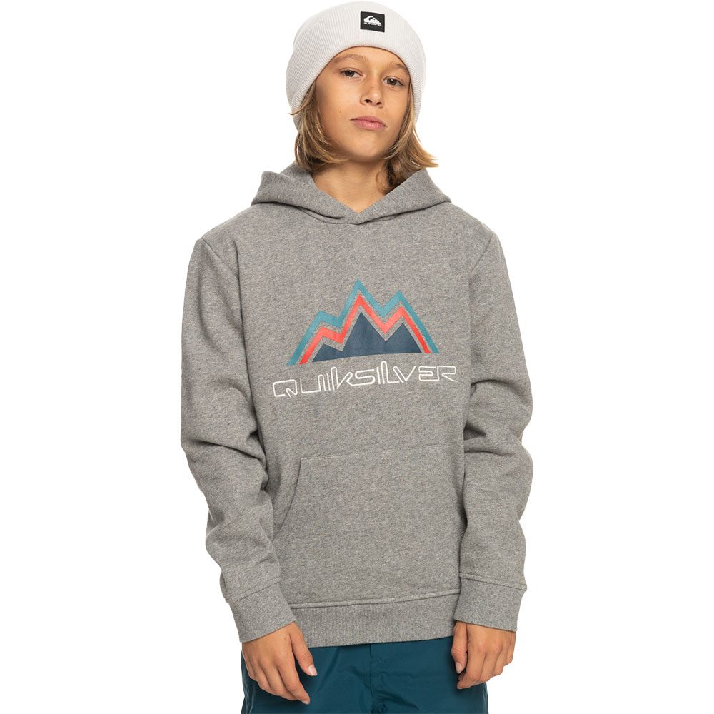 Quiksilver - Big Logo Hoodie Jungen heather grey kaufen im Sport Bittl Shop | Sweatshirts