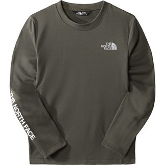 The North Face® - Teen Never Stop Longsleeve Kinder new taupe green