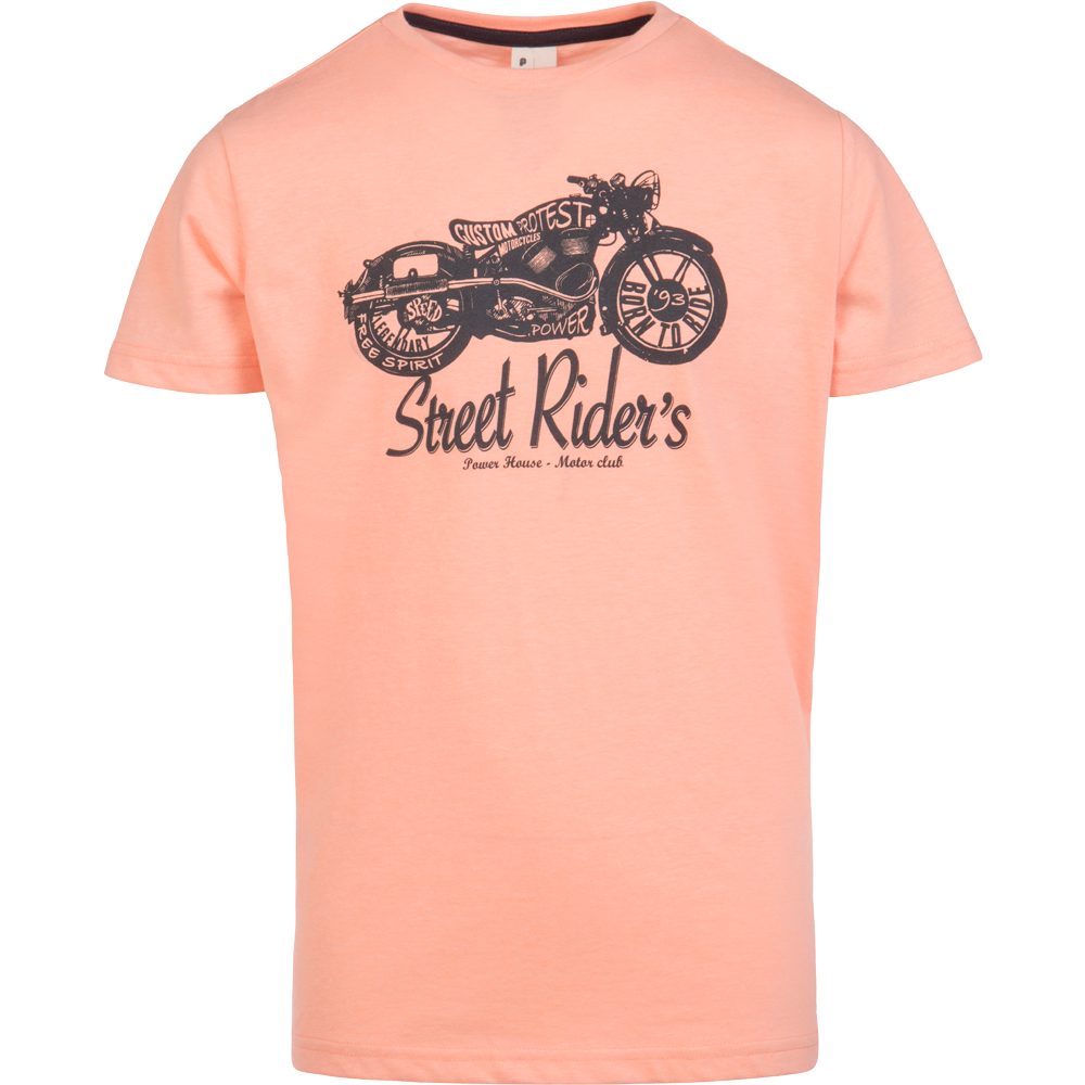 Fires Jr T-Shirt Jungen neon peach
