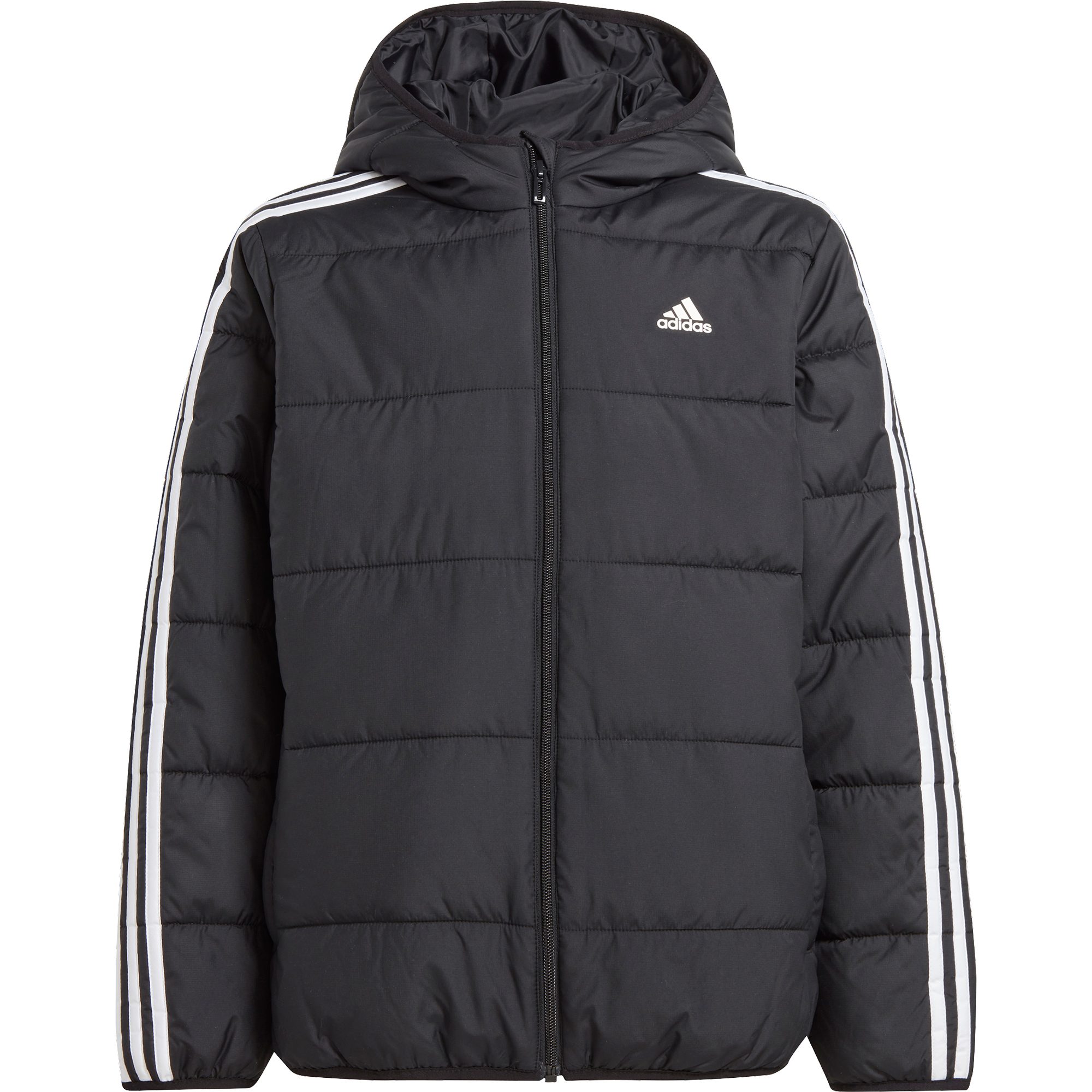 adidas Essentials 3 Stripes Padded Jacket Kids black at Sport Bittl Shop