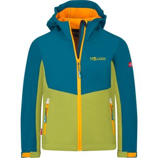 Kristiansand Softshelljacke Kinder pear green